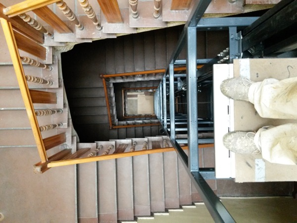 Treppenhaus von oben